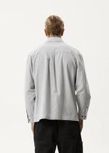 Load image into Gallery viewer, Afends Mens Intergalactic Recycled Long Sleeve Shirt - Navy