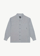 Load image into Gallery viewer, Afends Mens Intergalactic Recycled Long Sleeve Shirt - Navy