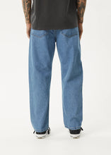 Load image into Gallery viewer, Afends Ninety Two's Relaxed Fit hemp Denim Jeans - Worn Blue