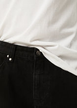 Load image into Gallery viewer, Afends Mens Ninety Two's Organic Denim Relaxed Jeans - Washed Black