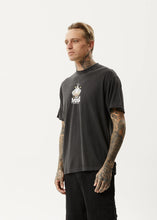 Load image into Gallery viewer, Afends Mens Magic Wizzo Boxy Fit Tee - Stone Black