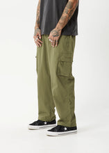 Load image into Gallery viewer, Afends Badlands Cargo Pant - Military