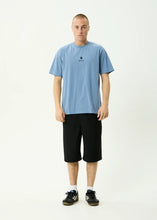 Load image into Gallery viewer, Afends Burnin Retro Tee - Washed Slate Blue