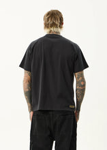 Load image into Gallery viewer, Afends Spinal Boxy Tee - Stone Black