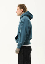 Load image into Gallery viewer, Afends Sixsixsix Boxy Raglan Hoodie - Fuel