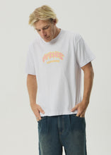 Load image into Gallery viewer, Afends Flame On Boxy Tee - White