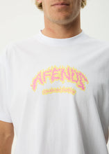 Load image into Gallery viewer, Afends Flame On Boxy Tee - White