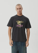 Load image into Gallery viewer, Afends Knock Knock Retro Tee - Stone Black
