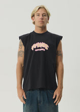 Load image into Gallery viewer, Afends Flame On Sleeveless Tee - Stone Black