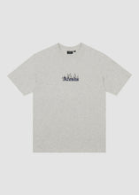 Load image into Gallery viewer, Afends Temporal Recycled Heavyweight Retro Fit Tee- Grey Marle