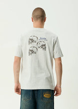 Load image into Gallery viewer, Afends Temporal Recycled Heavyweight Retro Fit Tee- Grey Marle