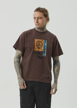 Load image into Gallery viewer, Afends Feel Free Boxy Tee - Washed Coffee