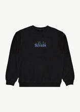 Load image into Gallery viewer, Afends Temporal Heavyweight Crew Neck - Stone Black