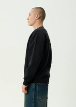 Load image into Gallery viewer, Afends Temporal Heavyweight Crew Neck - Stone Black