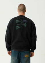 Load image into Gallery viewer, Afends Temporal Heavyweight Crew Neck - Stone Black