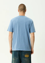 Load image into Gallery viewer, Afends Camp Fire Boxy Tee - Washed Slate Blue
