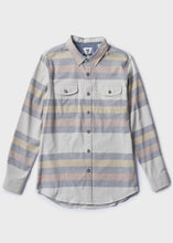 Load image into Gallery viewer, Vissla Central Coast Eco Long Sleeve Flannel Shirt - Bone