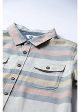 Load image into Gallery viewer, Vissla Central Coast Eco Long Sleeve Flannel Shirt - Bone