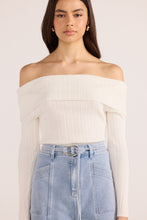 Load image into Gallery viewer, MINKPINK Zoe Off Shoulder Knit Top - Off-White