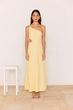 Load image into Gallery viewer, MINKPINK Ciel One Shoulder Maxi Dress - Pale Yellow