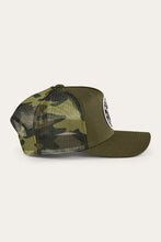 Load image into Gallery viewer, Ringers Western Signature Bull Kids Trucker Cap - Military Green/Camo