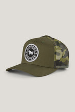 Load image into Gallery viewer, Ringers Western Signature Bull Kids Trucker Cap - Military Green/Camo