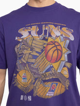 Load image into Gallery viewer, Mitchell & Ness Suns Bevel Burst Tee - Suns Purple
