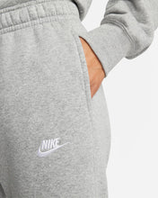 Load image into Gallery viewer, Nike Sportswear Club Fleece Jogger Trackpant - Dark Grey Heather/Matte Silver/White