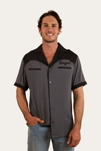 Load image into Gallery viewer, Ringers Western Lineman Bowling Shirt - Charcoal