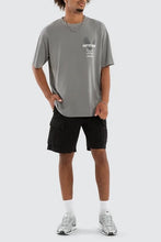Load image into Gallery viewer, Nena & Pasadena Moros Box Fit Tee - Pigment Frost Grey