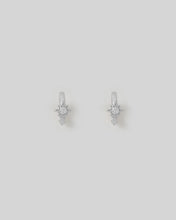 Load image into Gallery viewer, Arms Of Eve Nova Silver Huggie Earrings