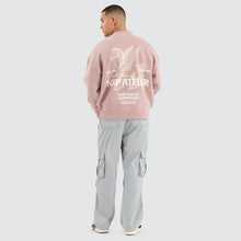 Load image into Gallery viewer, Nena & Pasadena Heritage Box Fit Sweater - Pigment Etherea