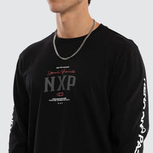 Load image into Gallery viewer, Nena & Pasadena Nexus Dual Curved Long Sleeve Tee - Jet Black