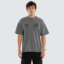 Load image into Gallery viewer, Nena & Pasadena Octavian Loopback Raptor Tee - Lave Smoke