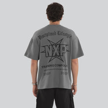 Load image into Gallery viewer, Nena & Pasadena Octavian Loopback Raptor Tee - Lave Smoke