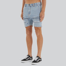 Load image into Gallery viewer, Nena & Pasadena Viper Denim Short - Portland Blue