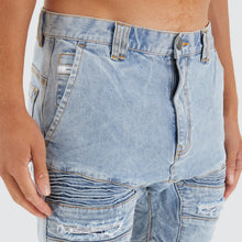 Load image into Gallery viewer, Nena & Pasadena Viper Denim Short - Portland Blue