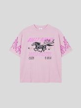 Load image into Gallery viewer, Billy Bones Club Flamed Rider Tee - Washed Pink