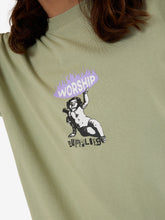 Load image into Gallery viewer, Worship Hold Up Re-Up Tee - Swamp Green