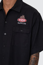 Load image into Gallery viewer, Worship Haulaz Short Sleeve Work Shirt - Black