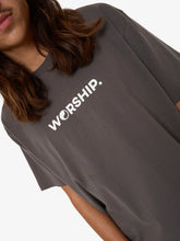 Load image into Gallery viewer, Worship Core Logo Tee - Worn Black