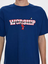 Load image into Gallery viewer, Worship Belter Tee - Blue Depths