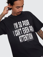 Load image into Gallery viewer, Worship Pay Attention Fitted Tee - Black