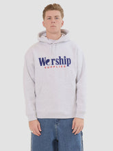 Load image into Gallery viewer, Thrills Smoko Fleece Hoodie - Snow Marle