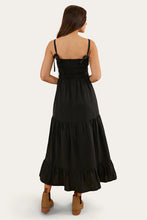 Load image into Gallery viewer, Ringers Western Rosabel Womens Maxi Dress - Black