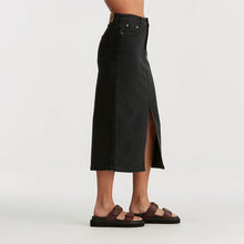 Load image into Gallery viewer, Riders By Lee Hi Midi Skirt - Black Fortune