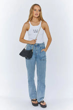 Load image into Gallery viewer, Peta + Jain Rosalia Handbag - Black Nylon/Gold