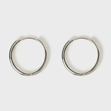 Load image into Gallery viewer, Arms Of Eve Scarlet Silver Hoop Earrings