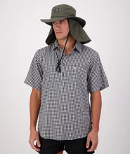 Load image into Gallery viewer, Swanndri Explorer Crushable Sun Hat - Olive/Black