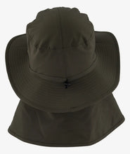 Load image into Gallery viewer, Swanndri Explorer Crushable Sun Hat - Olive/Black